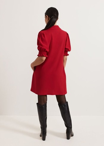 Phase Eight Petite Candice Dress Red Canada | LGBIYF-571